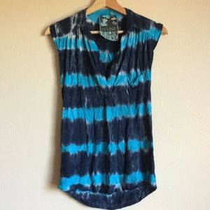 YOUNG FABULOUS & BROKE tie-dye tank